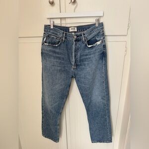 Agolde Riley crop jeans